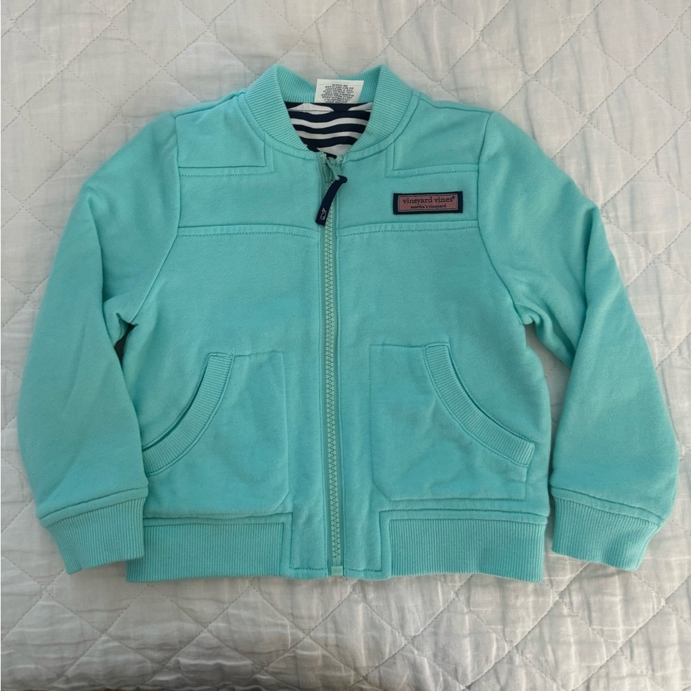 Vineyard Vines Reversible Girls Jacket Size 3T
